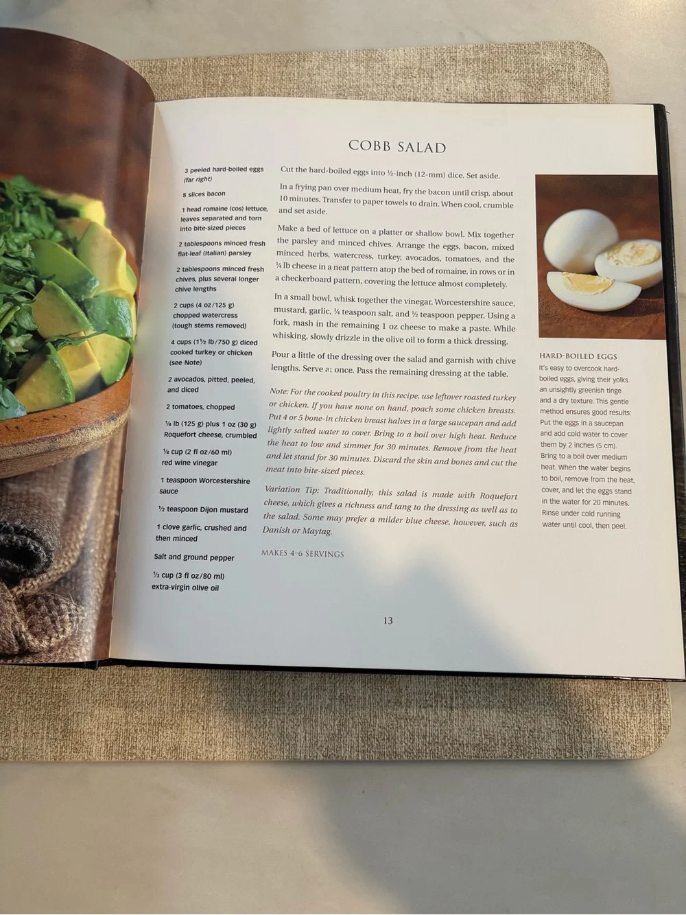Williams-Sonoma Salad Cookbook - Black & Green Cover